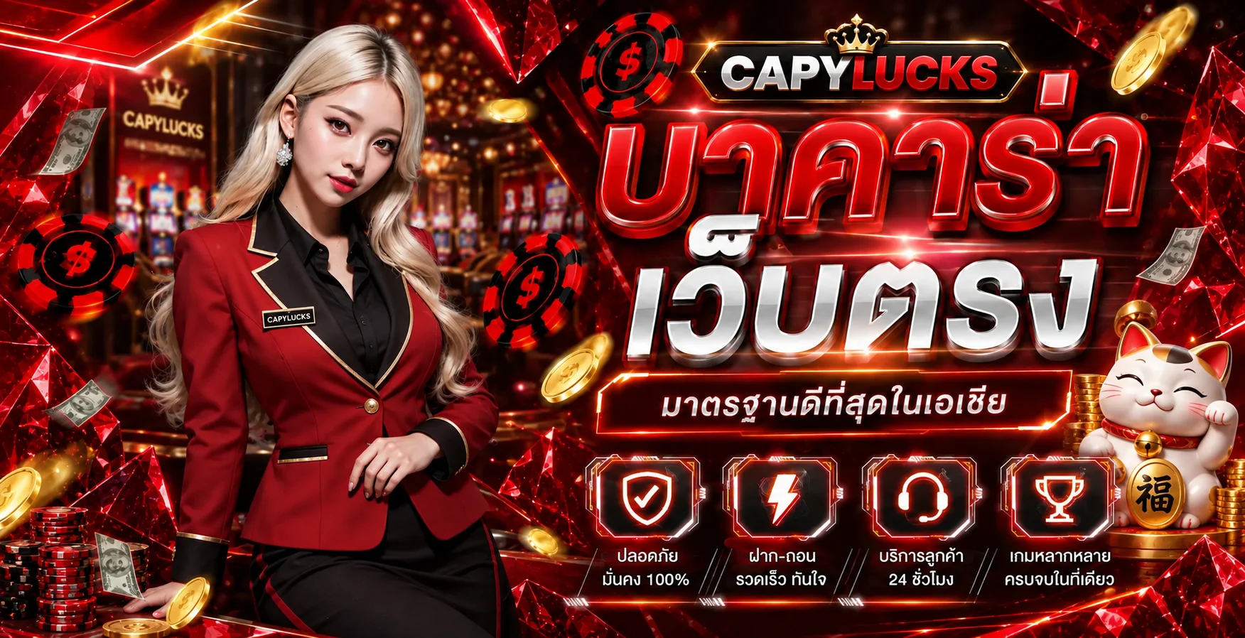 บริการเกมออนไลน์และดูแลบัญชี CAPYLUCKS